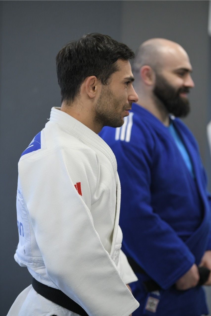 Georgian Olympic judoka shown as proof for serious judo training in Georgia